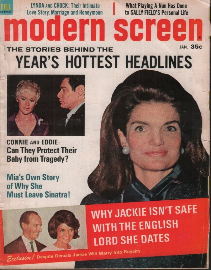 MODERN SCREEN magazine cover Issue 446 January 1968
